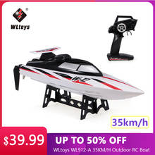 WLtoys WL912-A 35KM/H RC Boat 2.4G Radio-Controlled Speedboat Capsize Protection Outdoor Motor Racing Boat Ship Toy for Children 2024 - buy cheap