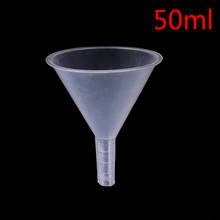 50ml 1/2" Mouth Dia Laboratory Funnel transfer perfume Liquid Plastic Filter Funnel Chemistry Equipment 2024 - buy cheap