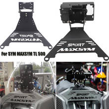 Soporte para teléfono móvil, placa GPS, USB, accesorios para motocicleta, para SYM MAXSYM TL 500 TL500 2020 2024 - compra barato