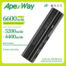 Apexway 6 Cells Laptop Replacement Battery For HP Pavilion DV4 DV5 DV6 Battery 484170-001 HSTNN-IB72 HSTNN-LB72 HSTNN-LB73 HSTNN 2024 - buy cheap