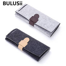 Portable Roll-up Felt Jewelry Roll Storage Bag Folding Travel Earrings Necklaces Bracelets Rings Container 2024 - buy cheap