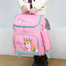 Необычные детские школьные ранцы с мультипликационным рисунком, милый детский школьный рюкзак принцессы для девочек, легкие водонепроницаемые большие портфели для начальной школы 2024 - купить недорого