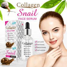 30ML Aichun Face Serum Collagen Snail Essence Anti-aging Whitening Face Skin Care Remove Acne Scars Natural Facial Serum 2024 - buy cheap