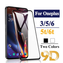 Cubierta completa para oneplus 7 7T pro 6 6T, película protectora de vidrio templado para oneplus 5 5T, protector de pantalla de teléfono inteligente en vidrio 2024 - compra barato