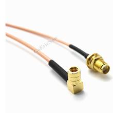 5Pcs 50 Ohm RF Coaxial RP-SMA/SMA Male/Female to Right Angle SMB Female RG316 Cable Connector(0.1m,0.15m,0.2m) 2024 - buy cheap