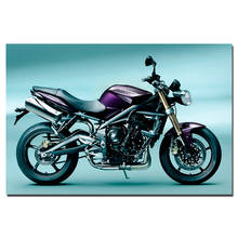 Triumph Street Triple Motorcycle Poster Canvas Cloth Fabric Print Painting for Home Decor Wall Art Picture 2024 - buy cheap