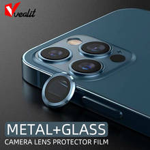Luxo anel de metal lente da câmera película protetora para iphone 12 pro max 12 mini câmera traseira lente protetor de tela para iphone 11 12 2024 - compre barato