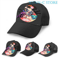 Yakuza Girl Basketball Cap men women Fashion all over print black Unisex adult hat 2024 - buy cheap