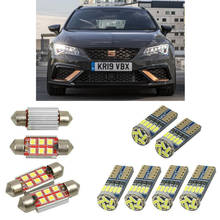 Interior led Car lights For seat leon 1m1 5f1 box hatchback sc 5f5 coupe st 5f8 estate car accessories License Plate Light 12pc 2024 - buy cheap