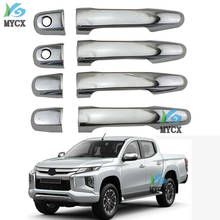 8pcs ABS chrome For Mitsubishi L200 Triton Pickup 2019 2020 2021 accessories Chrome Car door handle cover exterior 2024 - buy cheap