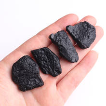 1PC Natural Black Meteorite Indochinite Tektite Rock Pendant Falling Stone Gemstone Meteorolite Crater Stone Healing Gift 2024 - buy cheap