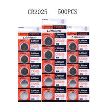 500Pcs CR2025 150mAh Lithium 3V Button Battery BR2025  DL2025 KCR2025 2025 L12 EE6226 Coin Cell Batteries For Watch Toy Control 2024 - buy cheap