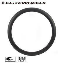 ELITEWHEELS Road Bike Gravel Bike Carbon Rims 50mm Depth 29mm Width Disc Brake Clincher Tubeless Rims For 700c Cyclocross Wheels 2024 - buy cheap