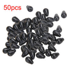 50pcs Quick Change Fishing Connector Beads for Hook Links Feeders Carp Fishing Plastic Connector Beads Pesca Fishing Accessories 2024 - buy cheap