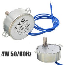 Turntable Synchronous Motor CCW/CW Direction 4W 50/60Hz 2.5-3RPM AC 100-127V Electric Synchronous Motors For Fan Burn Oven 2024 - buy cheap