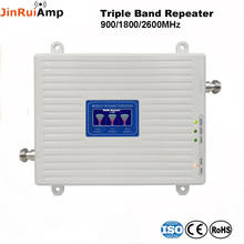 Repetidor de señal de triple banda, amplificador móvil con pantalla LCD, 2G, 3G, 4G, GSM, 900, DCS, 1800, FDD, LTE, 2600 Amplificador de señal móvil 2024 - compra barato