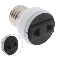 E27 ABS US/EU Plug Connector Accessories Bulb  Holder Lighting Fixture Bulb Base Screw Adapter White Lamp Socket 2024 - buy cheap