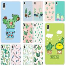 Cactus hojas plantas duro caso para Sony Xperia L1 L2 L3 X XA XA1 XA2 XA3 Ultra 10 Plus E5 XZ XZ1 XZ2 compacto XZ3 XZ5 2 20 cubierta 2024 - compra barato