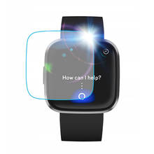 Protector de pantalla de vidrio templado para reloj inteligente Fitbit versa 2, película transparente prémium, a prueba de explosiones, 1 unidad 2024 - compra barato