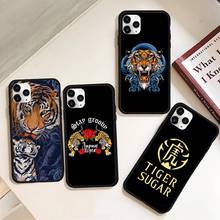 Резиновый чехол для iphone 12, 11 Pro Max, Mini, XS Max, 8, 7, 6, 6S Plus, X, 5S, SE, 2020, XR, с изображением японского тигра 2024 - купить недорого