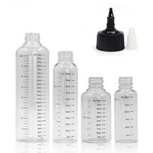 50pcs 30ml/60ml/100ml/120ml/250ml Plastic PET e-juice  Twist Top Cap Dropper Bottles w/ Capacity for E-Liquid Tattoo Pigment Ink 2024 - buy cheap