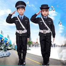 Halloween Tiny Cop Boy Police Uniform Cosplay Costume for Kids Carnival Party Army Christmas Gift Children Fancy Carnival Party 2024 - buy cheap