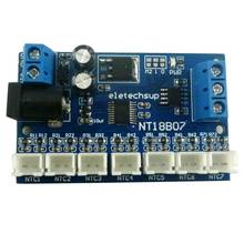 Sensor de temperatura ntc rs485, 7 canais, medição modbus, rtu, sem papel, gravador, plc, nt18b07 2024 - compre barato