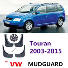 Para Volkswagen VW Touran 2003 ~ 2015 MK1 Fender Lamas Mud Flaps Respingo Guarda Flap Mudguards Acessórios 2004-2014 2024 - compre barato