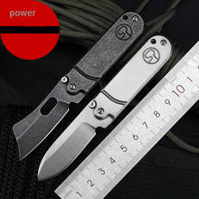 D044 Folding Pocket Knife Stone Wash S35VN Blade steel handle Hunting Survival outdoor Camping Pea key ring knife EDC hand Tools 2024 - buy cheap
