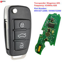 Keyecu-llave de coche sin llave, sistema remoto 8V0 837 220D 434MHz, Fob para Audi A3 S3 2012 2013 2014 2015 8V0837220D 2024 - compra barato