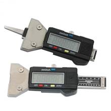 Herramienta de medición de profundidad digital, calibrador electrónico de profundidad de la banda de rodadura, LCD, para coche, 0-25,4mm 2024 - compra barato