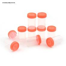 10pcs Urine Container Specimen Cup Sample Bottle 60ml Vol, Molded Graduation Ml And Oz PP EO Sterile Red Cap Pack 2024 - buy cheap