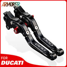 CNC-ajustador corto y largo de aluminio para motocicleta, manillar de la mejor calidad, palanca de freno, para Ducati 999, 2003, 2004, 2005, 2006 2024 - compra barato