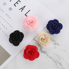 10pcs/lot 4cm Camellia DIY decorative Flower Without Clip For Girls Hair Accessories Hand Craft DIY 2024 - buy cheap