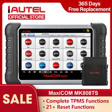 Autel MaxiCOM MK808TS OBD2 Bluetooth сканер автоматический инструмент для диагностического сканирования автомобиля OBD 2 программирующий датчик TPMS PK MK808 MP808TS 2024 - купить недорого