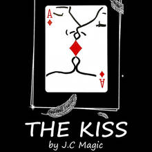 The Kiss Card Magic Tricks Visual Romantic Card Magician Close Up Street Illusion Gimmick Mentalism Puzzle Toy tour de magie 2024 - buy cheap
