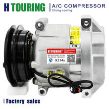 Compressor do condicionamento de ar do automóvel a/c para o carregador lc 220 11q6-90040 a5w00258a 11q6-90041 24 v 1pk da máquina escavadora da maquinaria de hyundai 2024 - compre barato