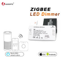 ZIGBEE samrt Led Controller dimmer strip Controller DC12/24V zll standard led app Voice control work with echo plus 2024 - buy cheap