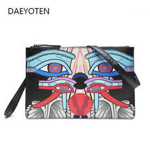 DAEYOTEN 2020 New Unisex Envelope Clutch Handbag Cartoon Print Shoulder Bag Women's Messenger Bags Purses ZM0522 2024 - buy cheap