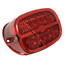 Farol de motocicleta com led vermelho e placa de licença, para sportster touring, xl1200v, xl1200x 2024 - compre barato