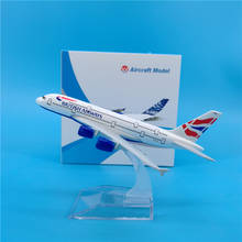 16CM 1:400 concorde British Airline airways a380 airplane model with base alloy aircraft plane collectible display model toy 2024 - buy cheap