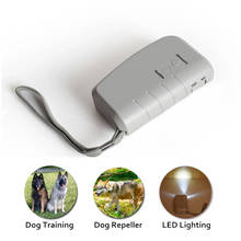 Portable Ultrasonic Anti Bark Dog Repeller with LED Light Electronic Dog Repellent Pet Dog Bark Control Training Equipment 2024 - buy cheap