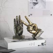 Praise Victory OK Hand Finger Gesture Figurine Resin Sculpture Ornaments Home Office Chic Encourage Gesture Statue Decor Gift 2024 - buy cheap