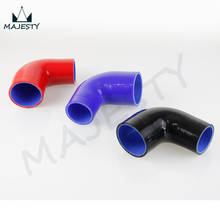 90 DEGREE SILICONE HOSE 57MM TURBO SILICONE ELBOW COUPLER PIPE 2.25" INCH black/blue/red 2024 - buy cheap