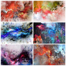 Carteles e impresiones de nubes coloridas abstractas y modernas, pintura en lienzo, sala de estar impreso para arte de pared, decoración del hogar (sin marco) 2024 - compra barato