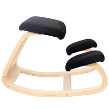 Ergonomic Kneeling Chair Stool Furniture Rocking Wooden Kneeling Computer Posture Chair Design correct posture anti-myopia chair 2024 - buy cheap