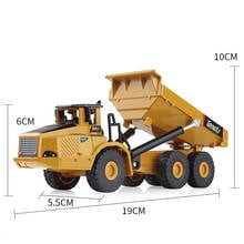 TongLi Alloy Toys 1:50 Scale Dump Truck Collections Metals Model Engineering Construction Car Vehicle Birthday Present Gifts 2024 - buy cheap