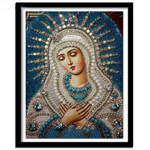 5D mosaic Diy Diamond Painting Full Square Round Drill virgin Madonna religion diamond Embroidery Cross Stitch Kits 2024 - buy cheap