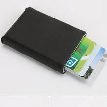 Мужской кошелек для кредитных карт Bycobecy, держатель для визиток, брендовый короткий тонкий кошелек для женщин с RFID-защитой, высокое качество 2024 - купить недорого