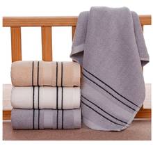 100% Cotton Thick Striped Soft Bath Spa Kitchen Hotel Hand Face Hair Towel Set For Adults and Kids toalha de banho havlu toallas 2024 - buy cheap
